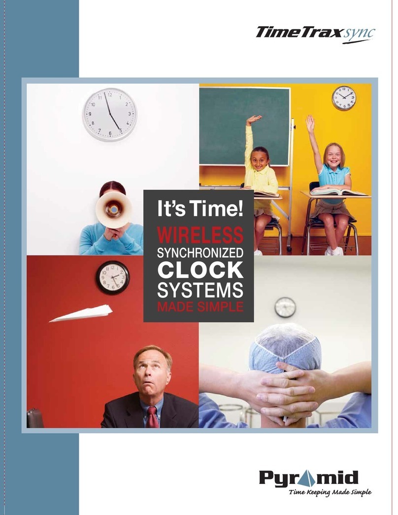 Pyramid TimeTrax sync User manual