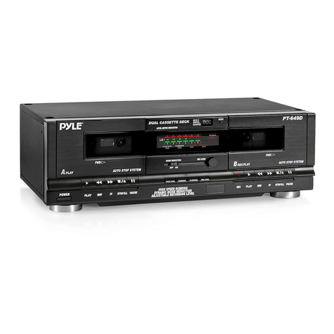 Pyle Pro PYLE PRO PT-649D User manual