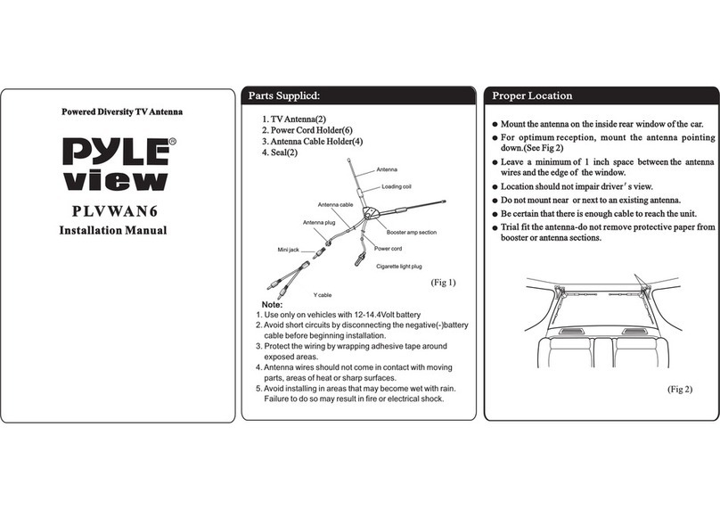 Pyle PYLE  View Series PLVWAN6 installation manual