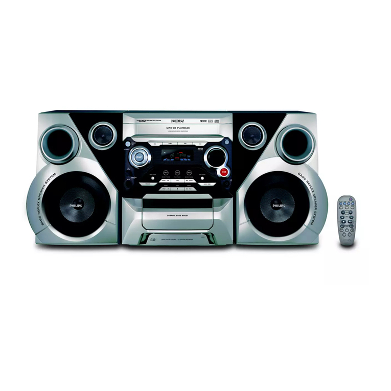 Philips FWM352 User manual