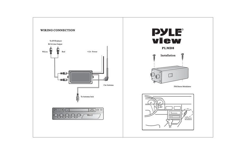 Pyle view PLMD8 Installation