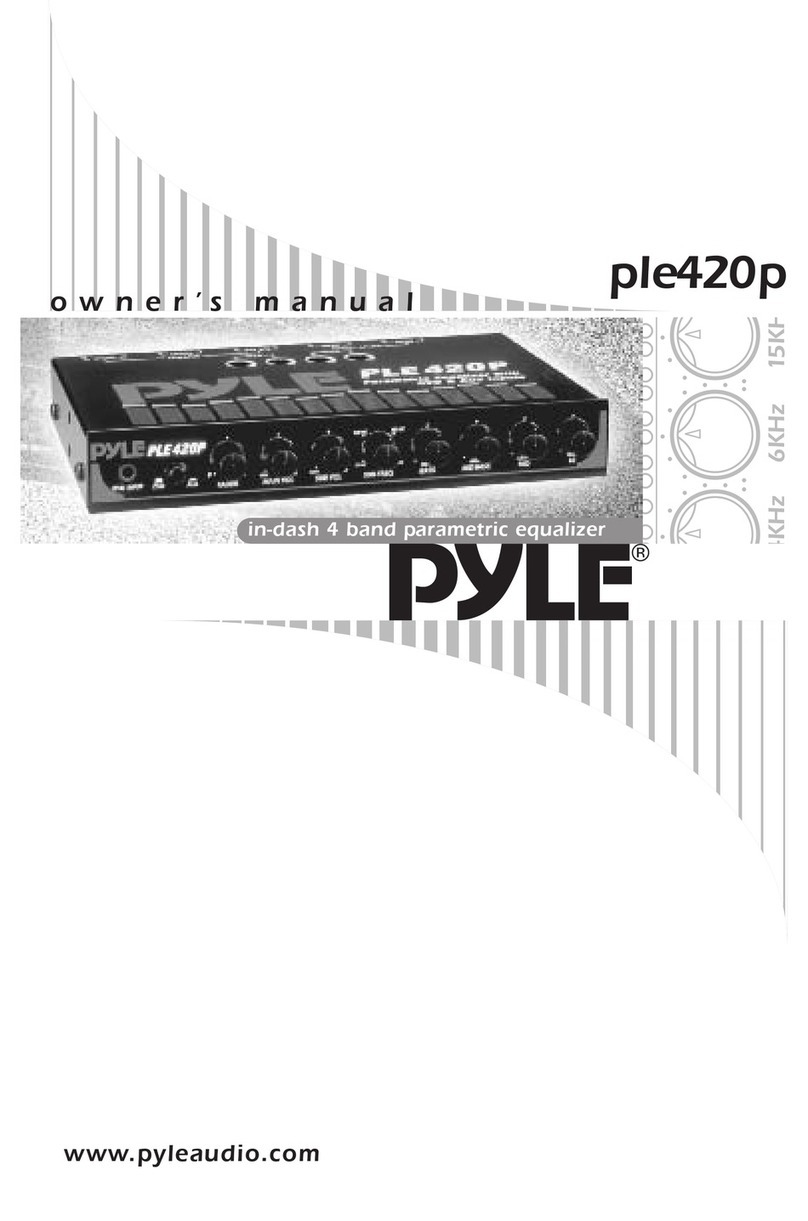Pyle ple420p owner's manual