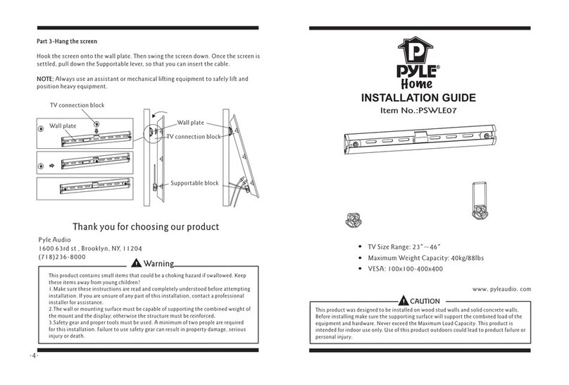 Pyle PSWLE07 User manual