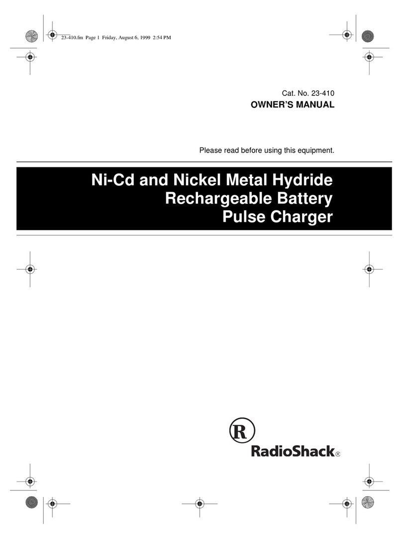 Radio Shack 23-410 owner's manual
