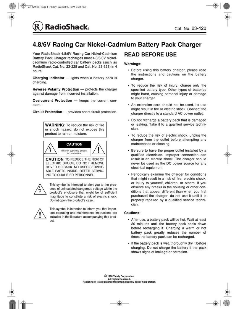 Radio Shack 23-228 User manual