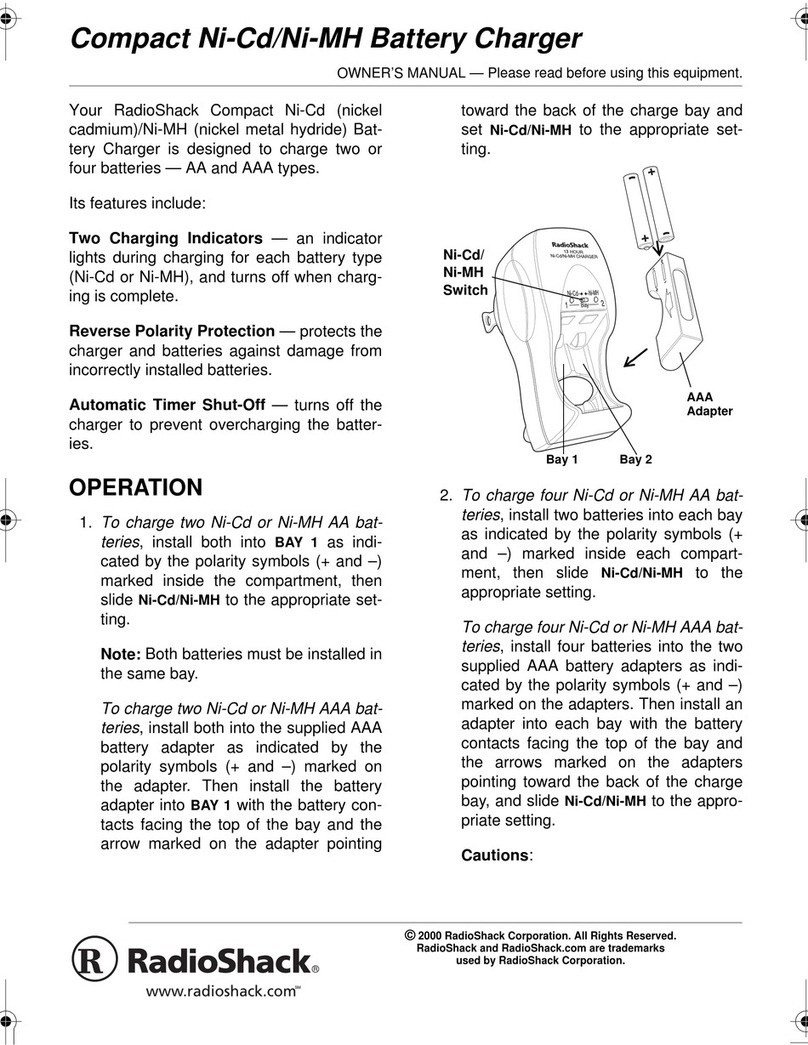 Radio Shack 0904-211-18801 owner's manual