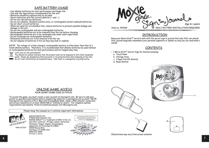 MGA Entertainment Moxie Girls 60-543 User manual