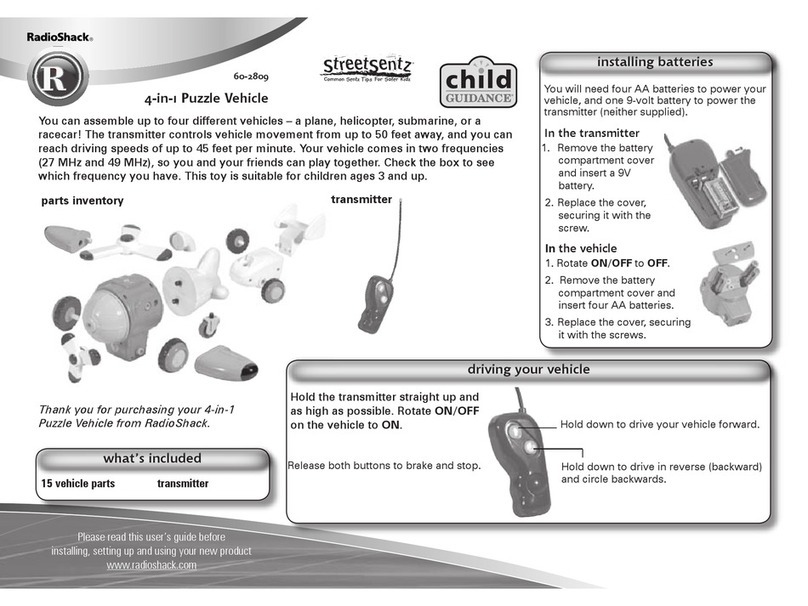 Radio Shack 60-2809 User manual Radio Shack 60-2809 User manual