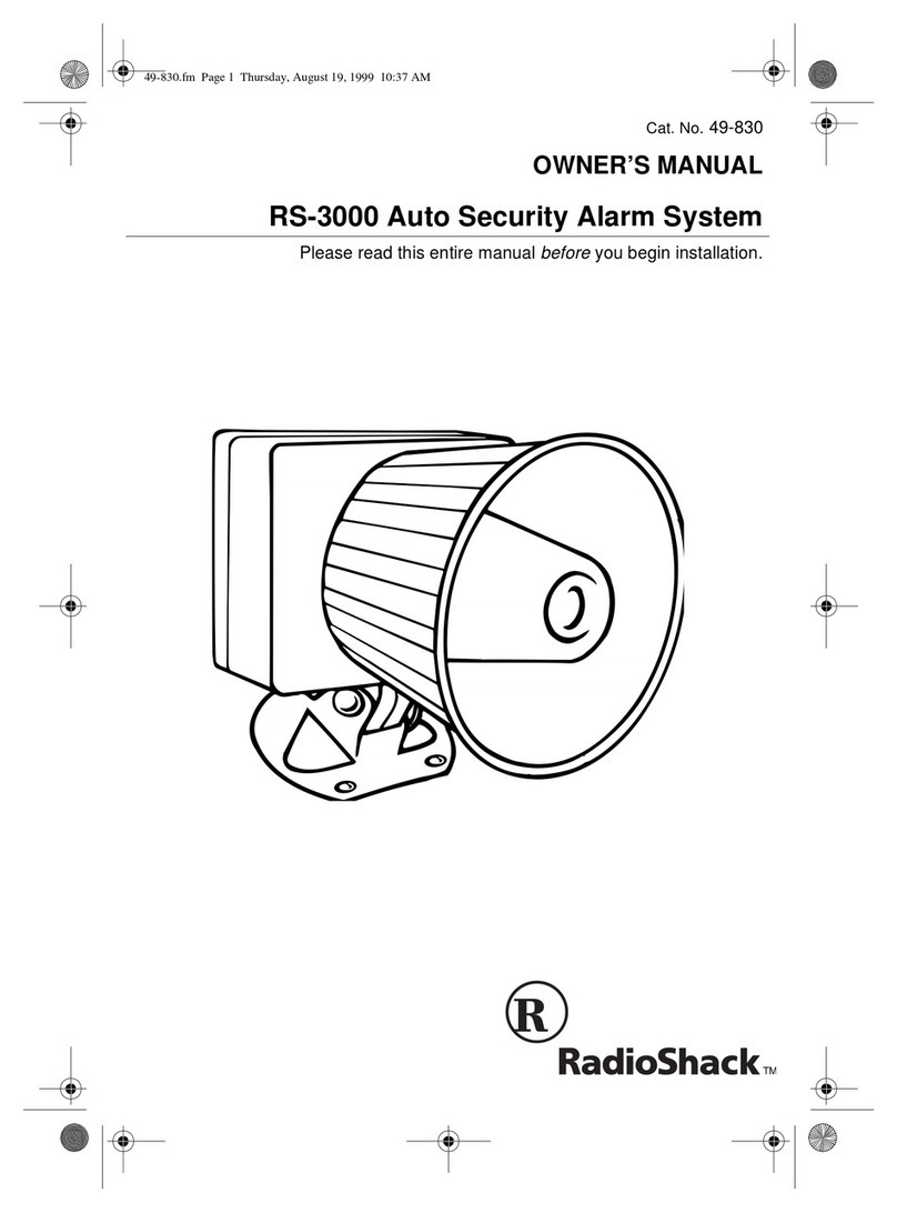 Radio Shack RS-3000 User manual Radio Shack RS-3000 User manual