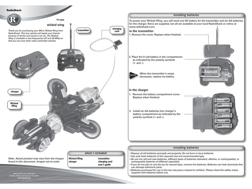 Radio Shack 60-4395 User manual