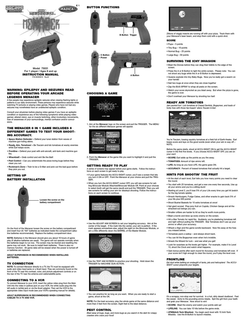 Sega 75031 instruction manual