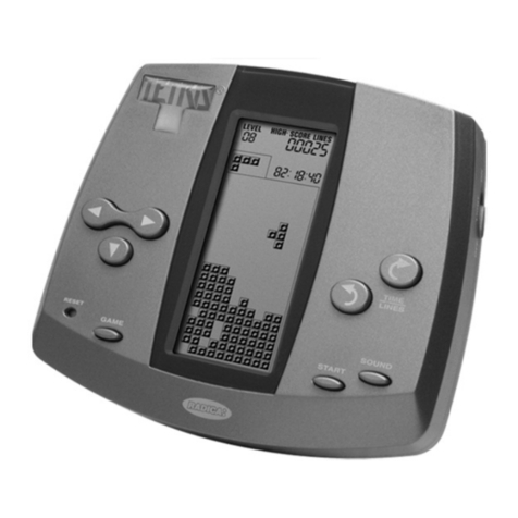 Radica Games TETRIS 76069 instruction manual