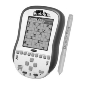 Radica Games BIG SCREEN SUDOKU 76042 instruction manual Radica Games BIG SCREEN SUDOKU 76042 instruction manual