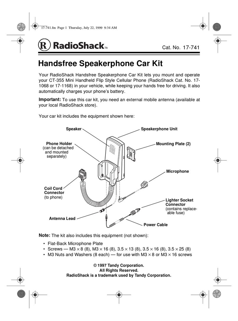 Radio Shack 17-741 user manual Radio Shack 17-741 user manual