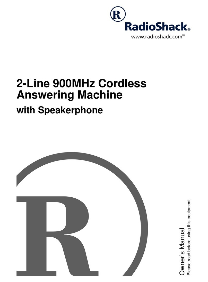 Radio Shack 900MHz User manual