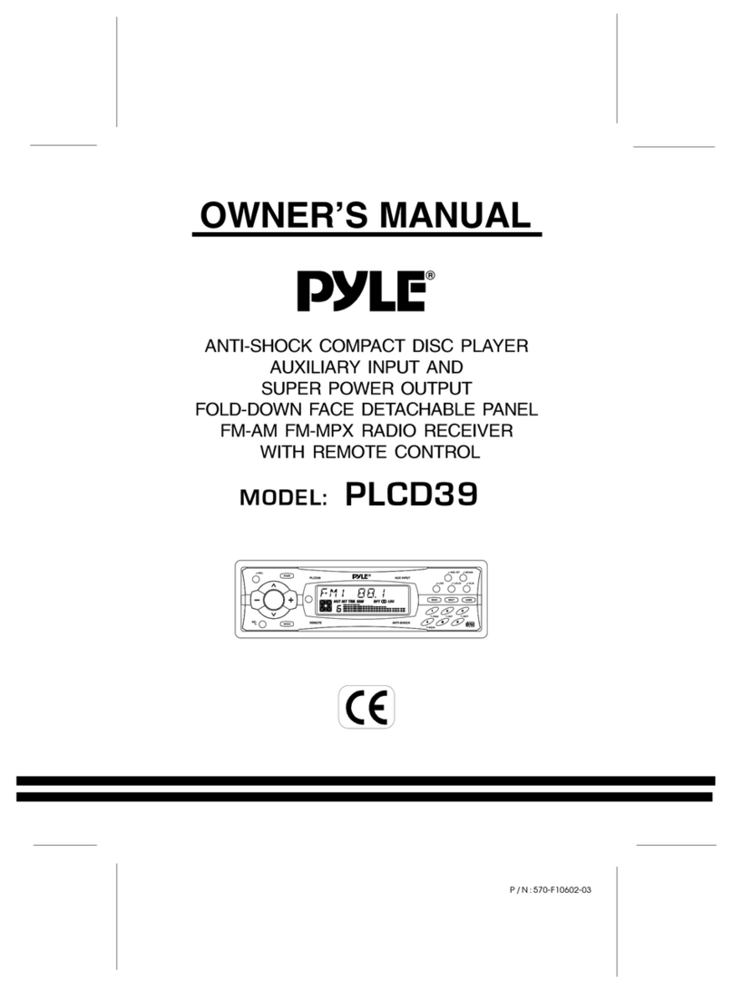 Pyle PLCD39 User manual