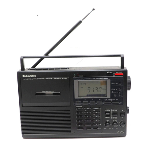 Radio Shack DX-392 User manual
