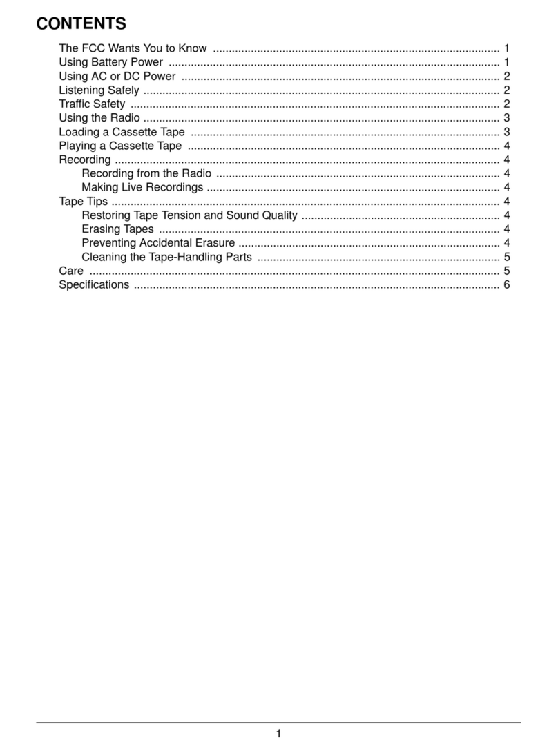Radio Shack SCR-65 User manual