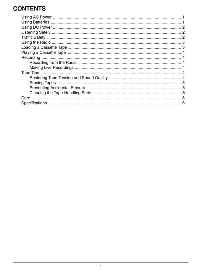 Radio Shack SCR-64 User manual