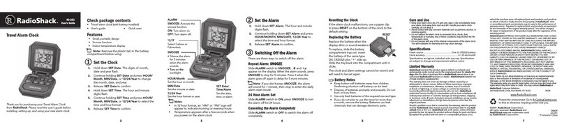 Radio Shack 63-251 User manual