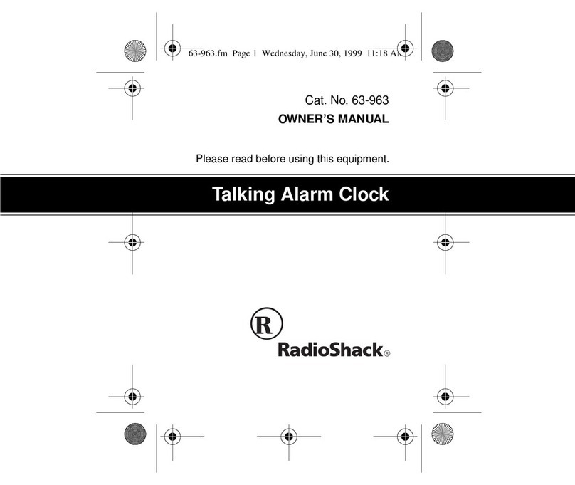Radio Shack 63-963 User manual