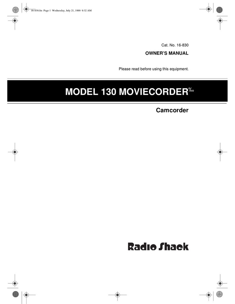 Radio Shack 16-830 owner's manual