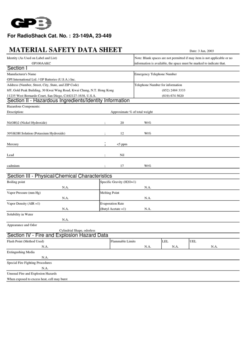 Radio Shack 23-149A Operating and maintenance instructions