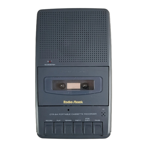Radio Shack 14-1107A User manual