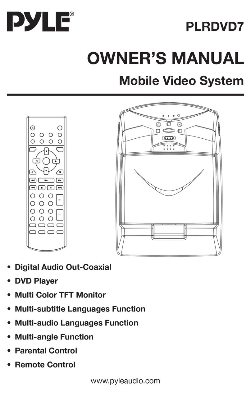 Pyle PLRDVD7 User manual Pyle PLRDVD7 User manual