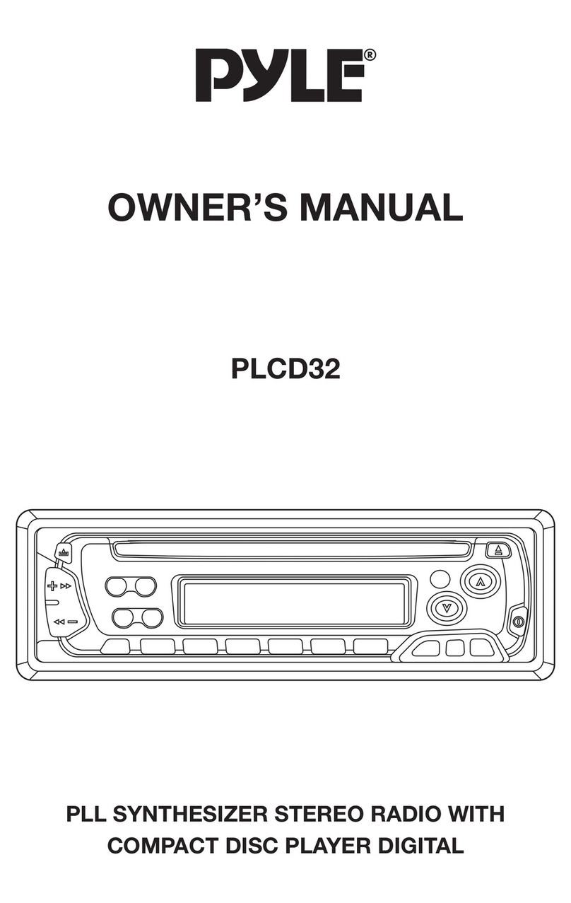 Pyle PLCD32 owner's manual