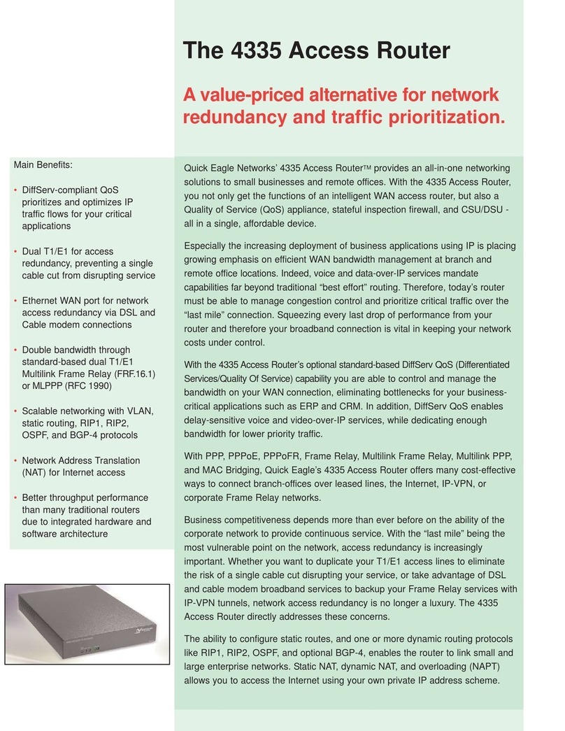 Quick Eagle Networks 4335 User manual