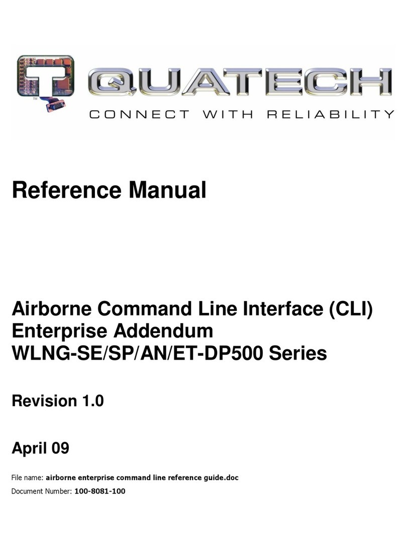 Quatech WLNG-AN-DP500 Series User manual