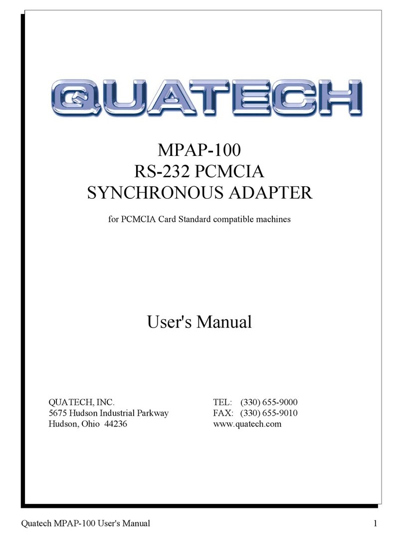 Quatech MPAP-100 user manual