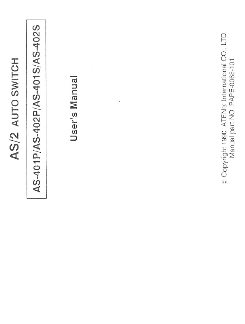 ATEN AS-401P user manual ATEN AS-401P user manual