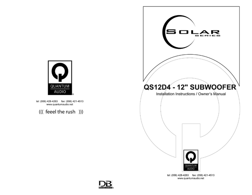 Quantum Audio qs12d4 Service manual