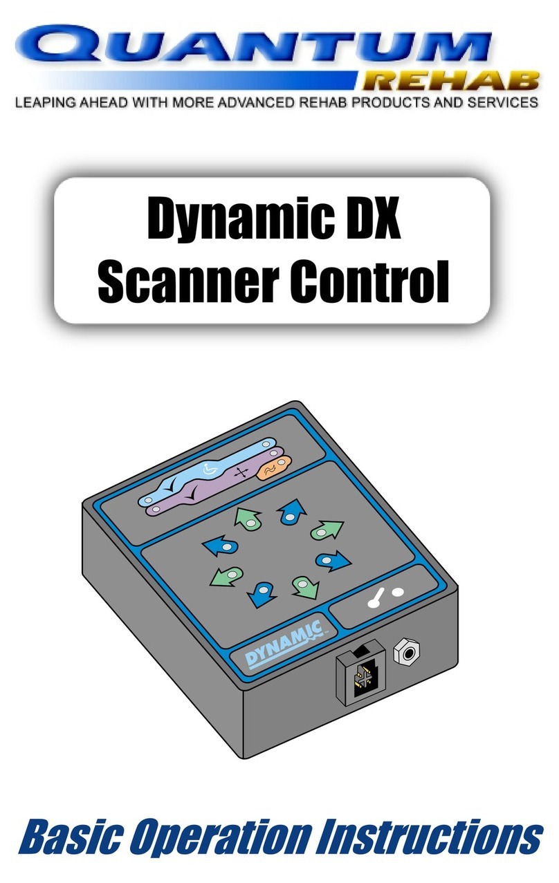 Quantum Rehab DX Basic operation instructions Quantum Rehab DX Basic operation instructions