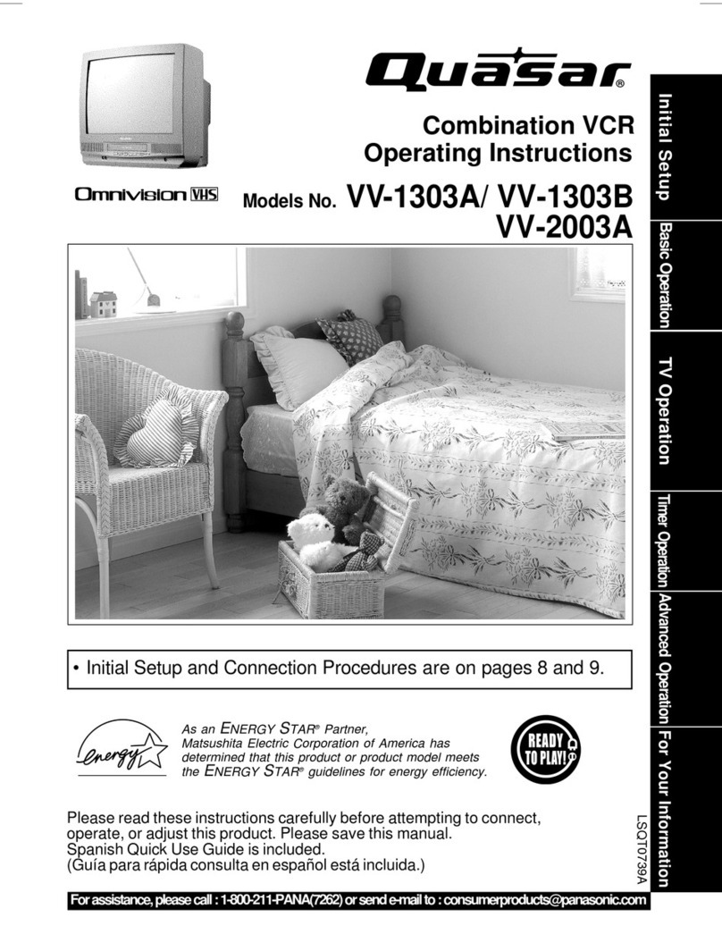 Quasar V V-1303A User manual