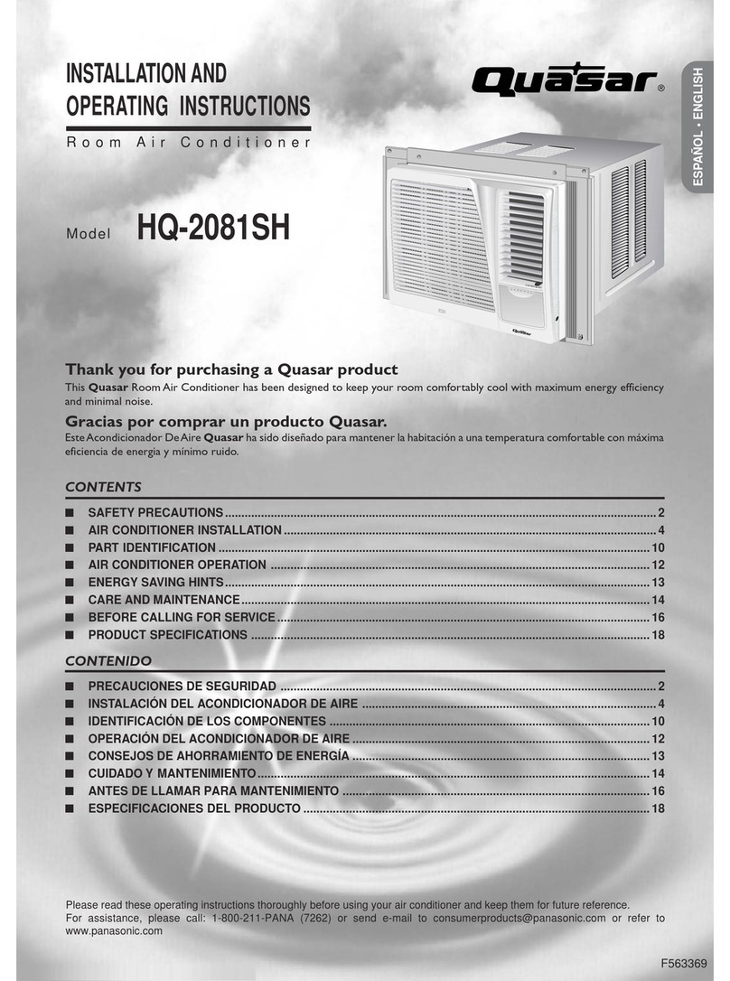Quasar HQ-2081SH User manual