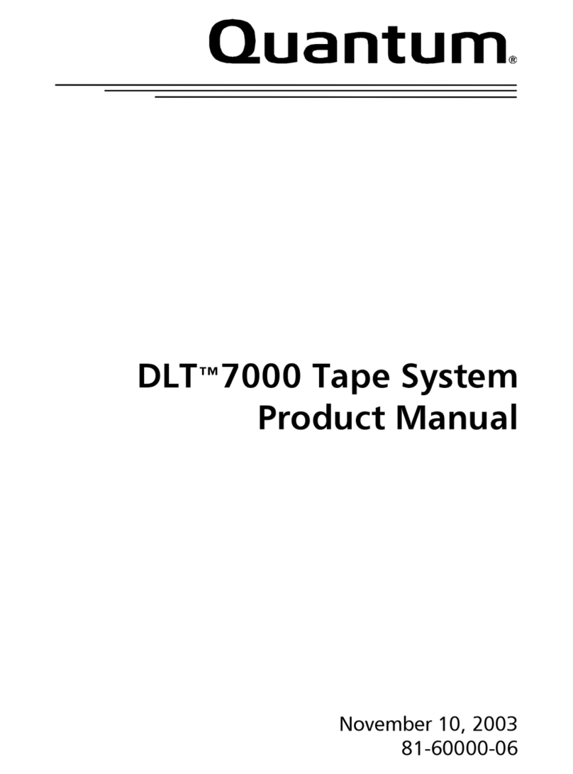Quantum DLTtape DLT 7000 User manual
