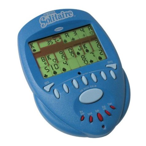 Radica Games Big Screen Solitaire I5009 instruction manual