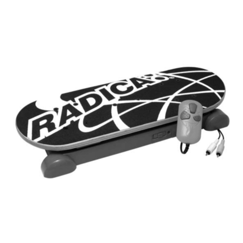 Radica Games ConnecTV Skateboarder 76017 User manual