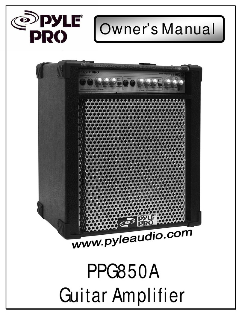 Pyle Pro PPG850A User manual