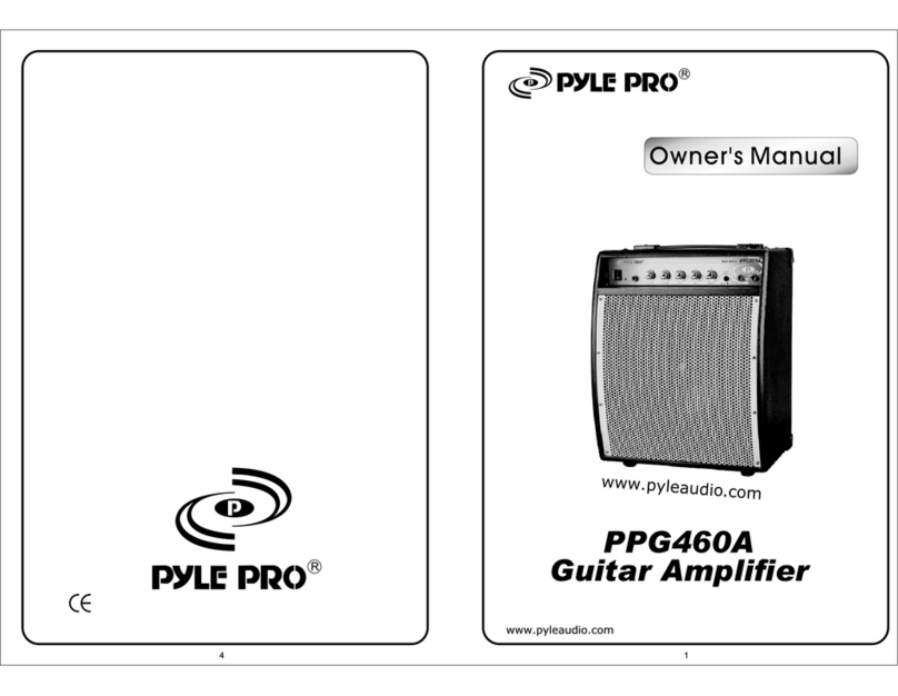 Pyle Pro PPG460A owner's manual