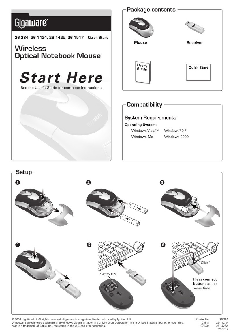 Gigaware Gigaware 26-1424A User manual