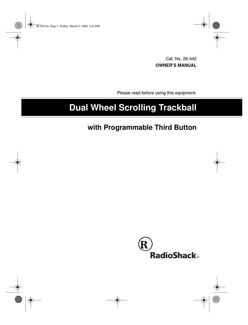 Radio Shack 26-442 User manual