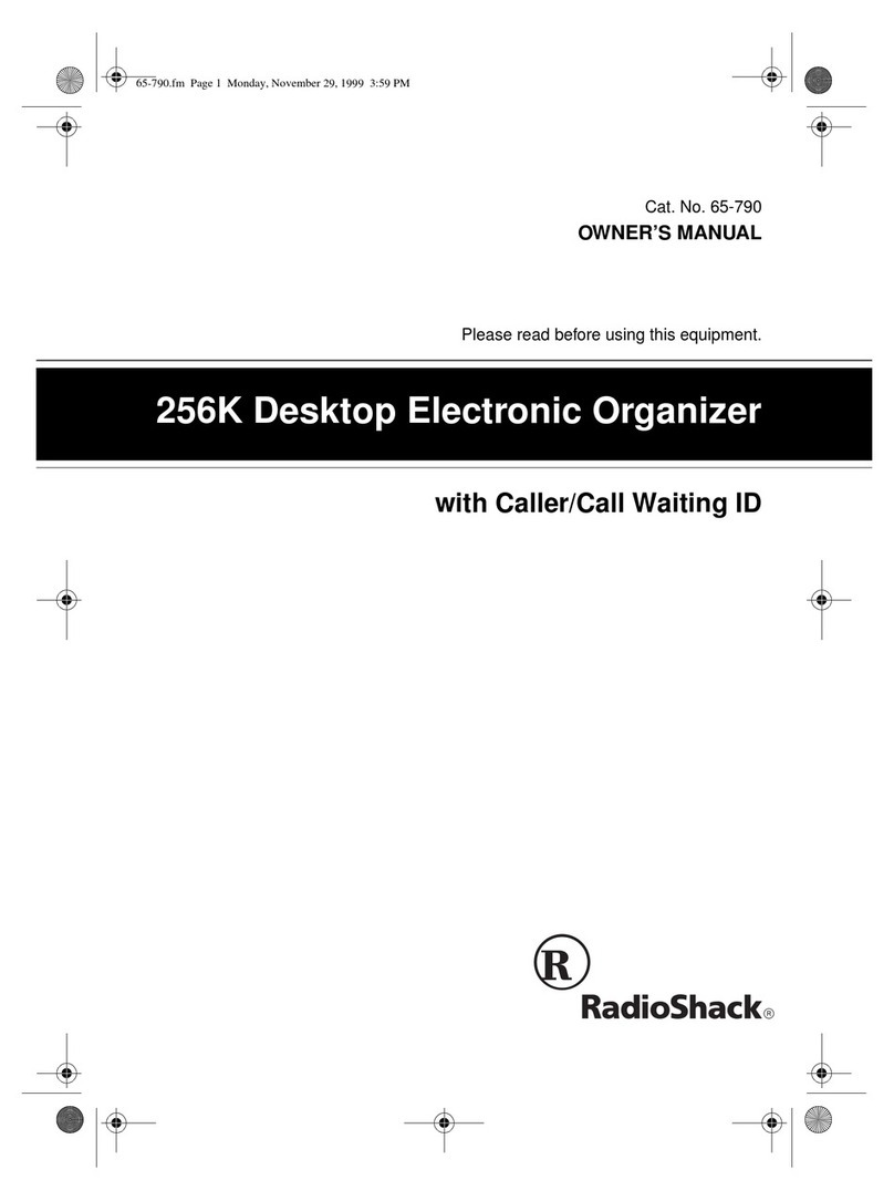 Radio Shack 65-790 owner's manual Radio Shack 65-790 owner's manual