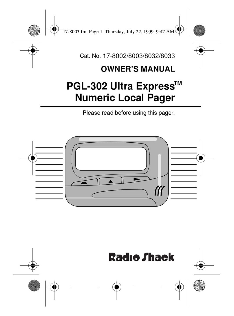 Radio Shack PGL-302 ULTRA EXPRESS Numeric 17-8022 User manual Radio Shack PGL-302 ULTRA EXPRESS Numeric 17-8022 User manual