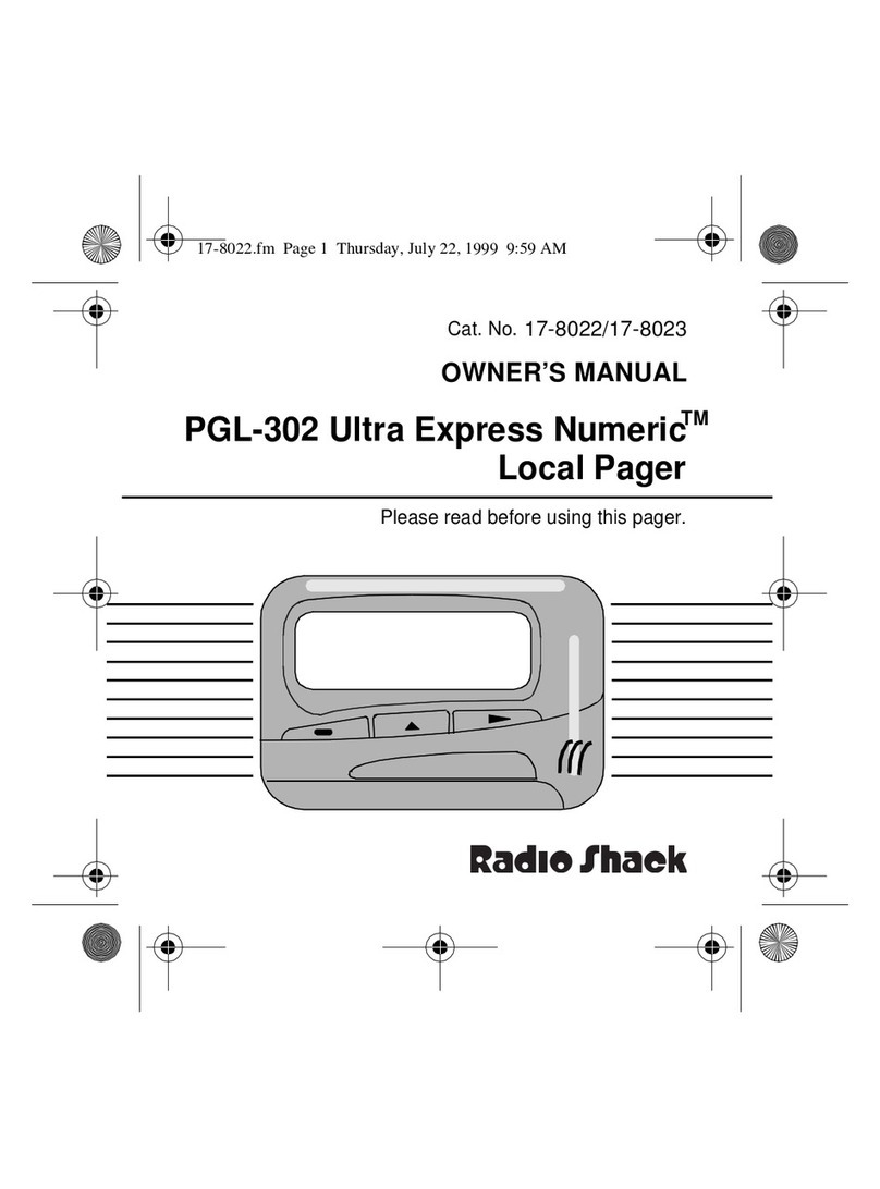 Radio Shack PGL-302 ULTRA EXPRESS Numeric 17-8022 User manual Radio Shack PGL-302 ULTRA EXPRESS Numeric 17-8022 User manual