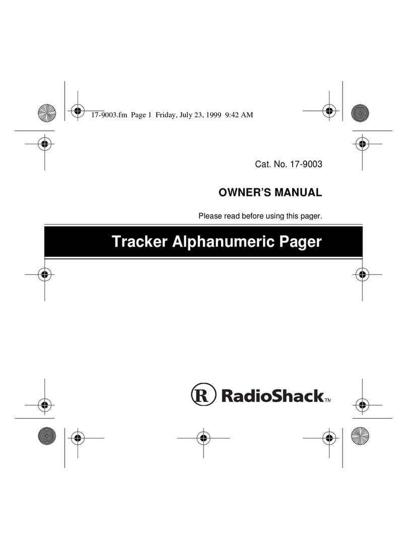 Radio Shack 17-9003 User manual