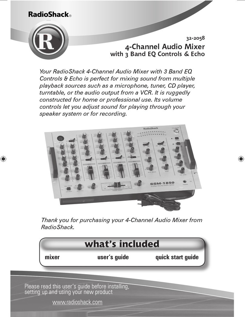 Radio Shack 32-2058 user guide
